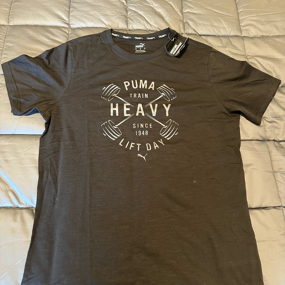 Puma Train Dry Cell Men's Black Graphic T-Shirt